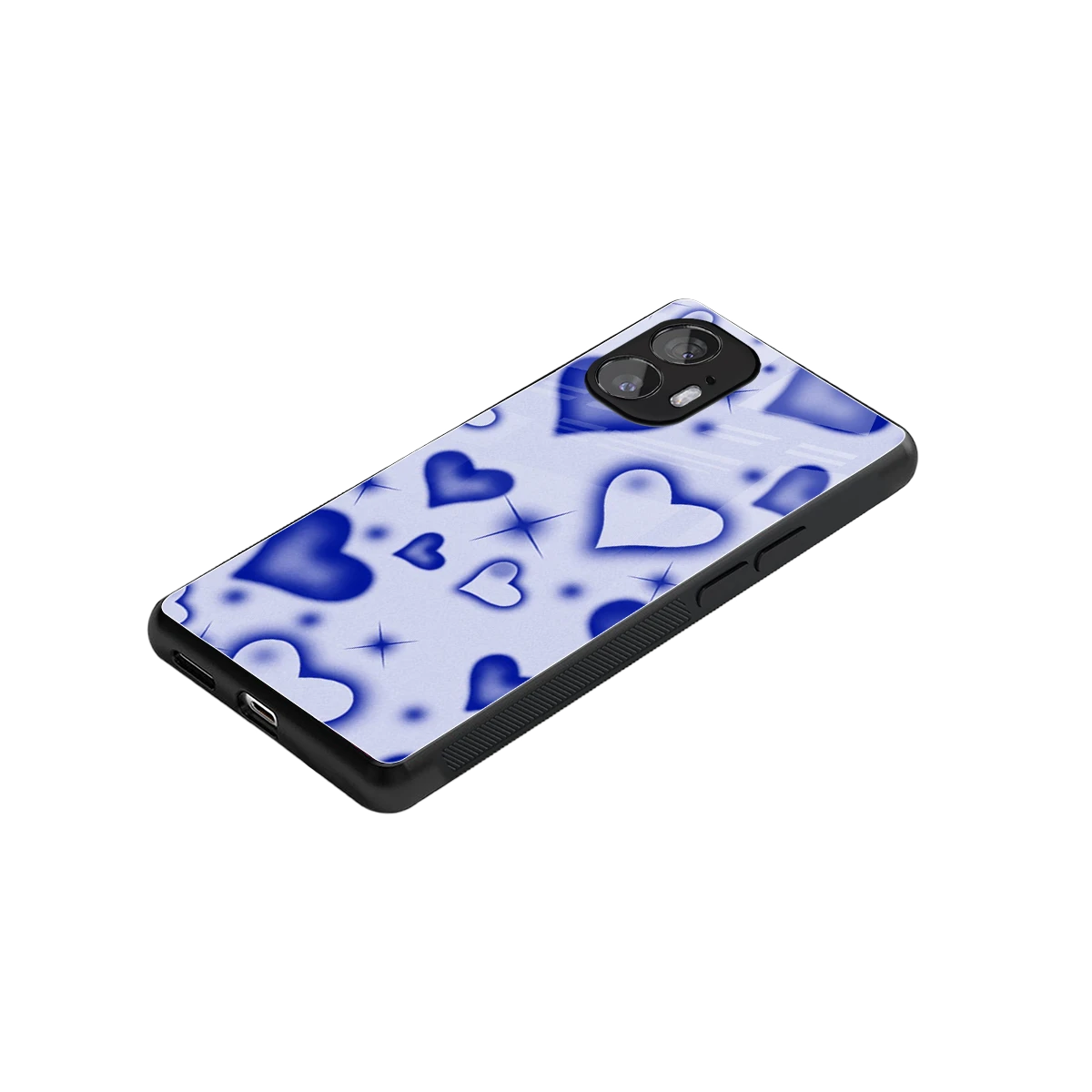Celestial Hearts stylish phone case for nothing phone 2 | glossy glass and slim fit