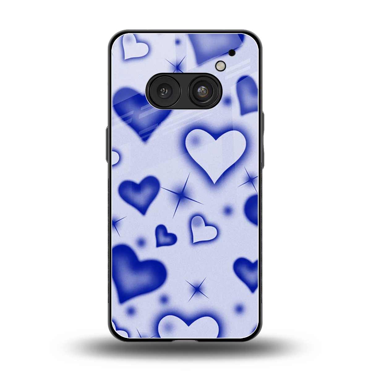Celestial Hearts back phone cover | glass case for nothing phone 2a