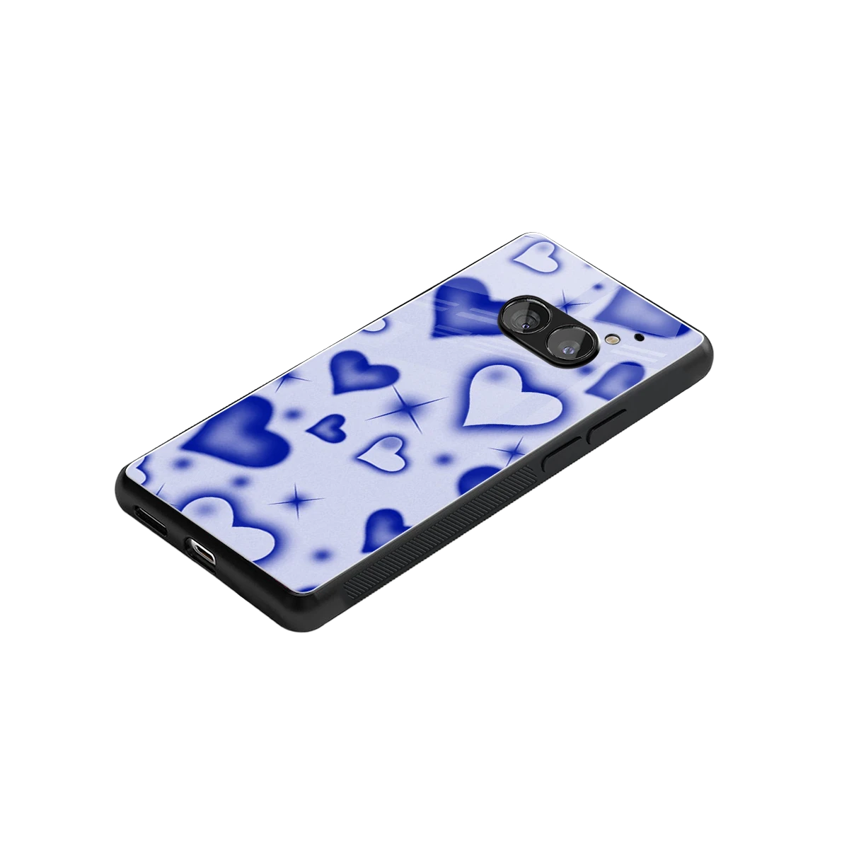 Celestial Hearts stylish phone case for nothing phone 2a plus | glossy glass and slim fit