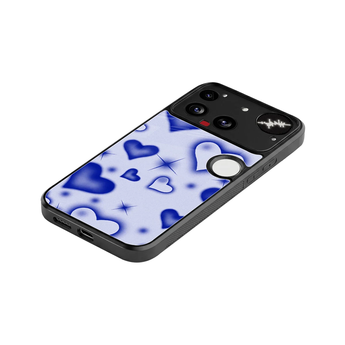 Celestial Hearts stylish phone case for nothing phone 3 | glossy glass and slim fit