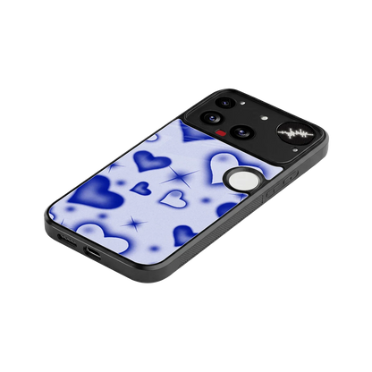 Celestial Hearts stylish phone case for nothing phone 3 | glossy glass and slim fit
