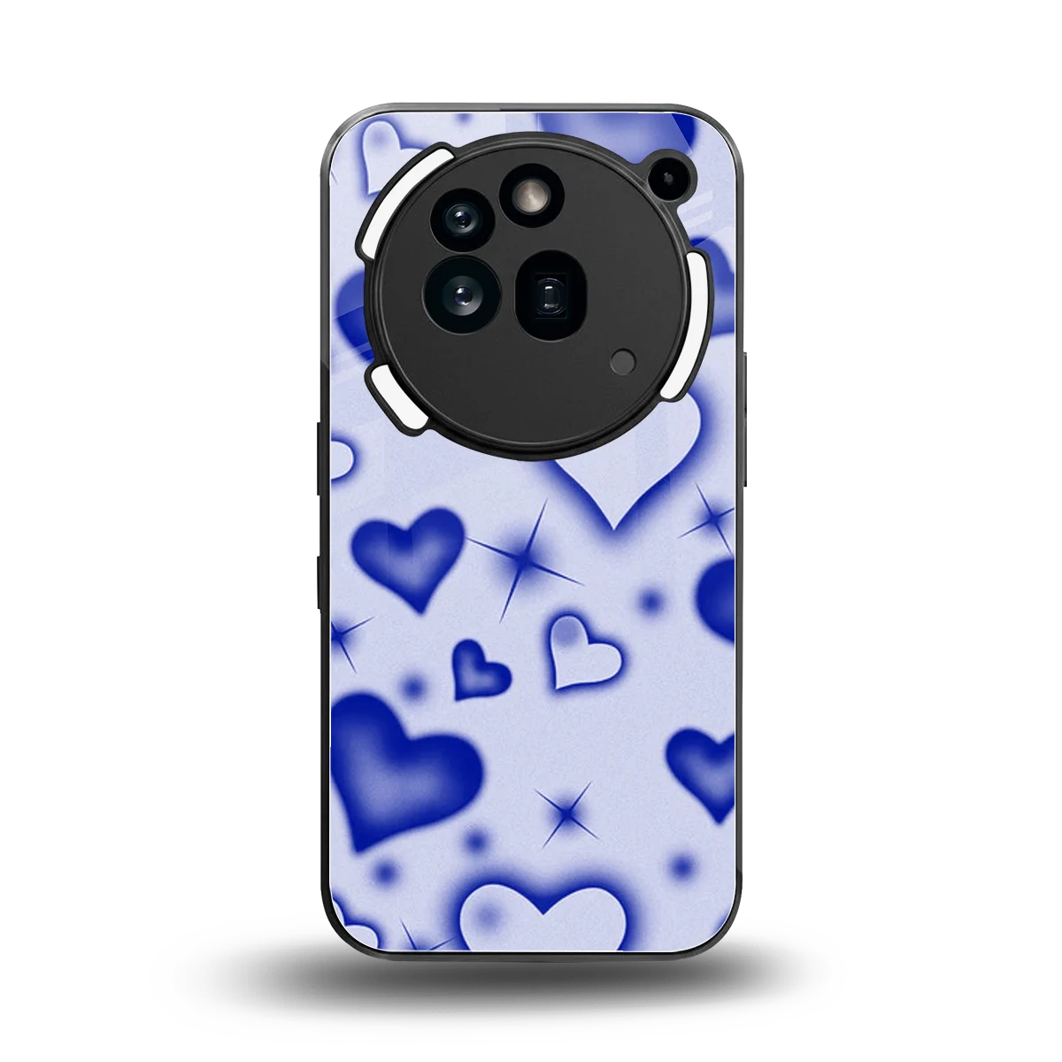Celestial Hearts back phone cover | glass case for nothing phone 3a pro