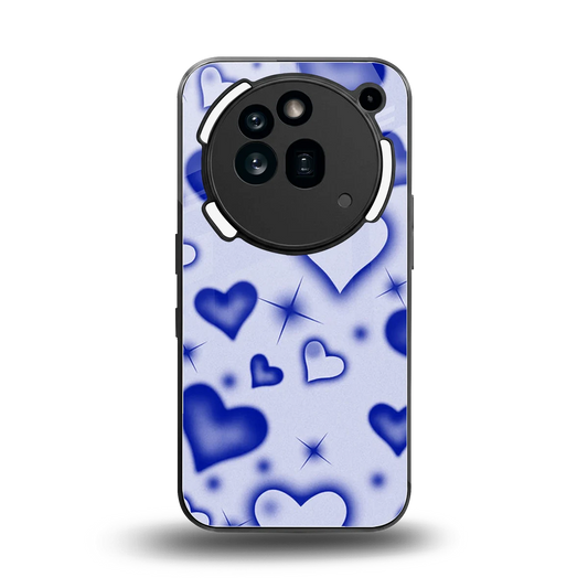 Celestial Hearts back phone cover | glass case for nothing phone 3a pro