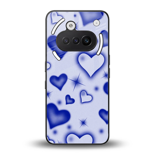 Celestial Hearts back phone cover | glass case for nothing phone 3a