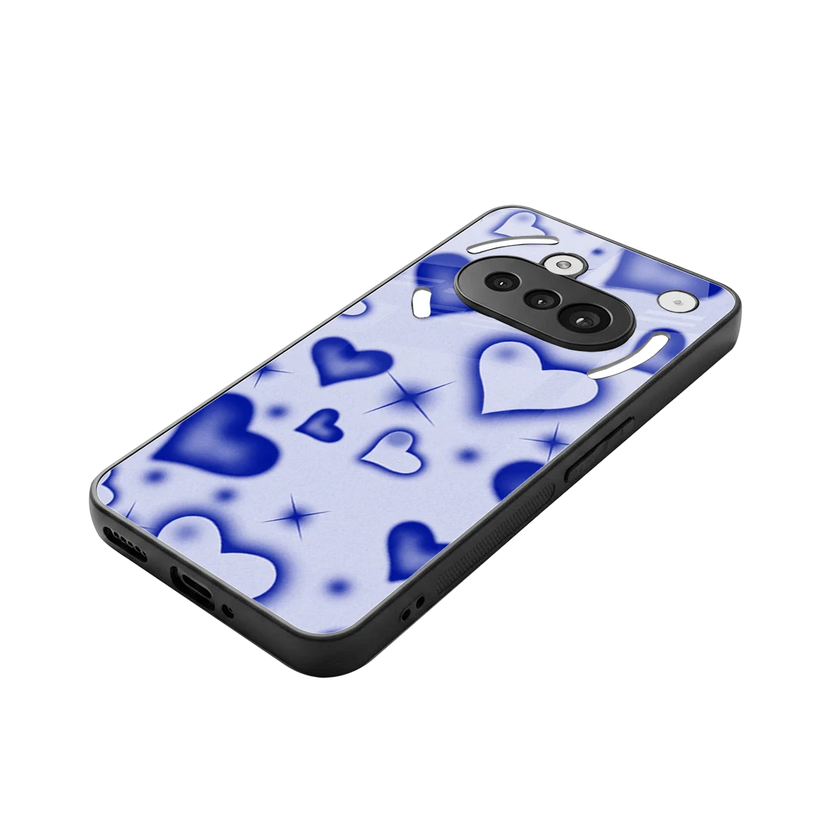 Celestial Hearts stylish phone case for nothing phone 3a | glossy glass and slim fit