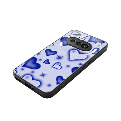 Celestial Hearts stylish phone case for nothing phone 3a | glossy glass and slim fit