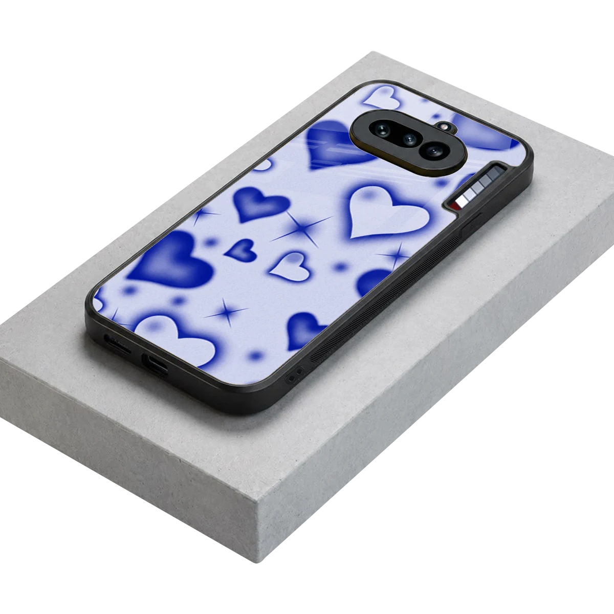 Celestial Hearts stylish phone case for nothing phone 4a | glossy glass and slim fit