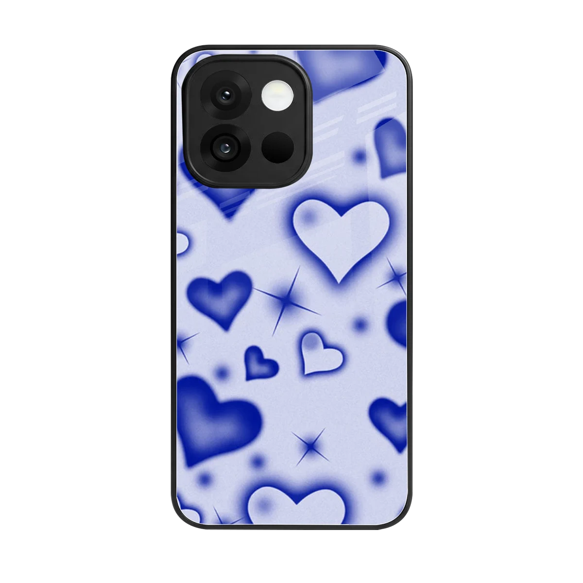 Celestial Hearts back phone cover | glass case for oneplus 13s