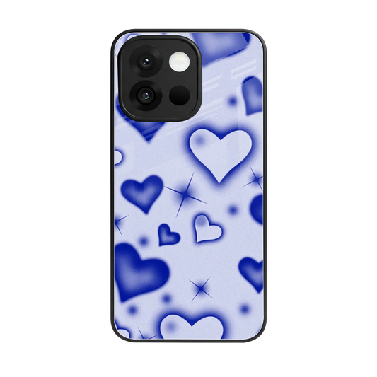Celestial Hearts back phone cover | glass case for oneplus 13s