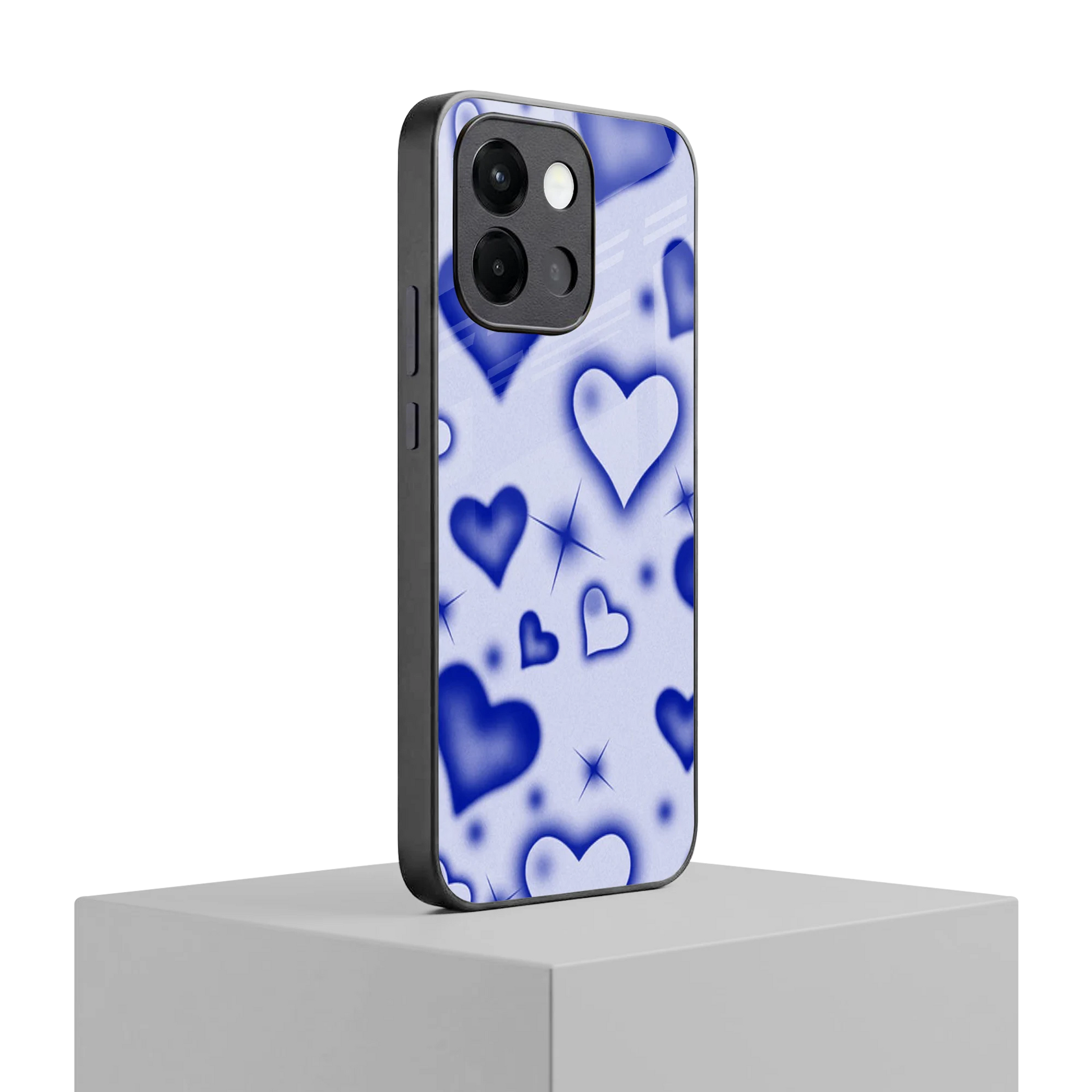 Celestial Hearts oneplus 13s mobile cover | shockproof glass phone case
