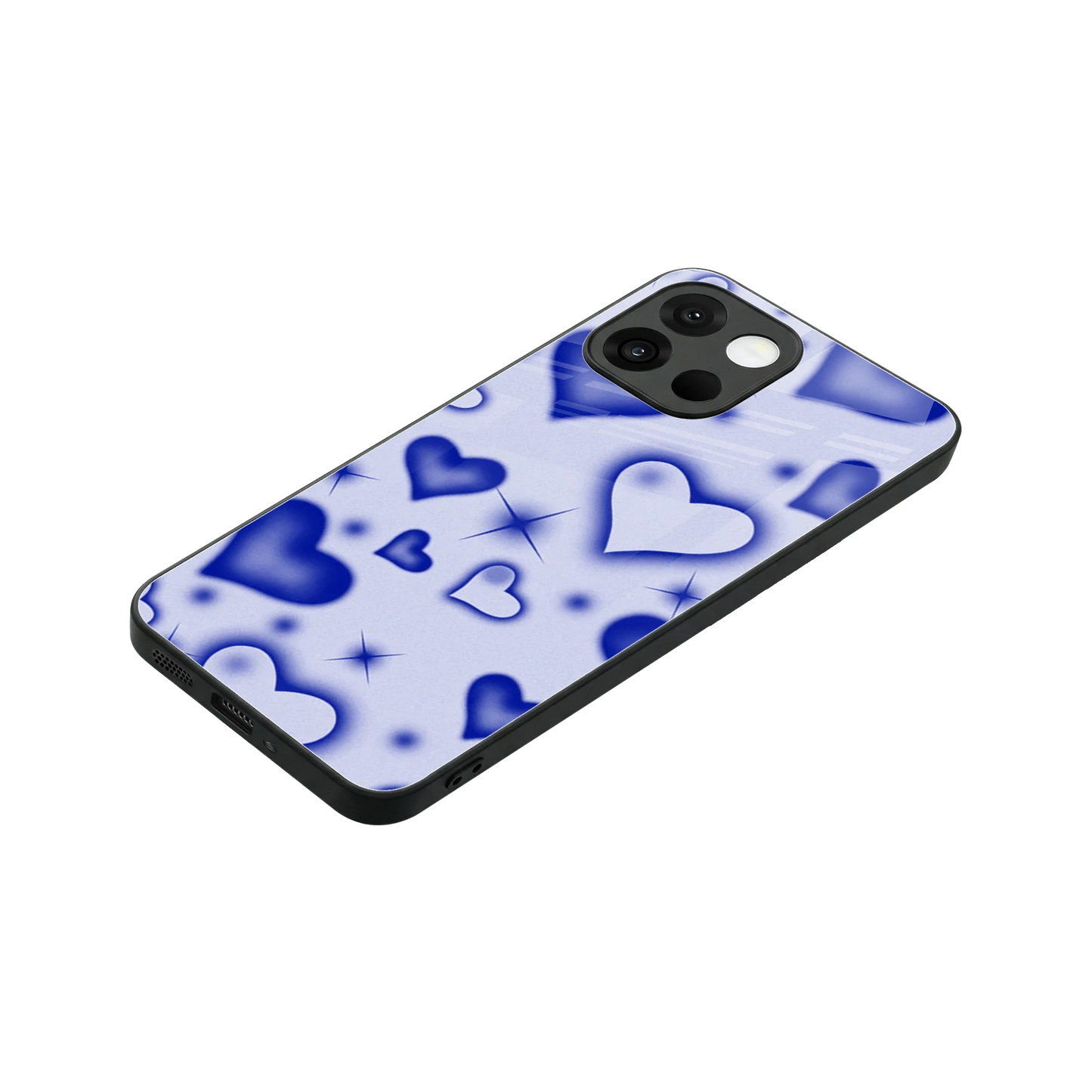 Celestial Hearts stylish phone case for oneplus 13s | glossy glass and slim fit