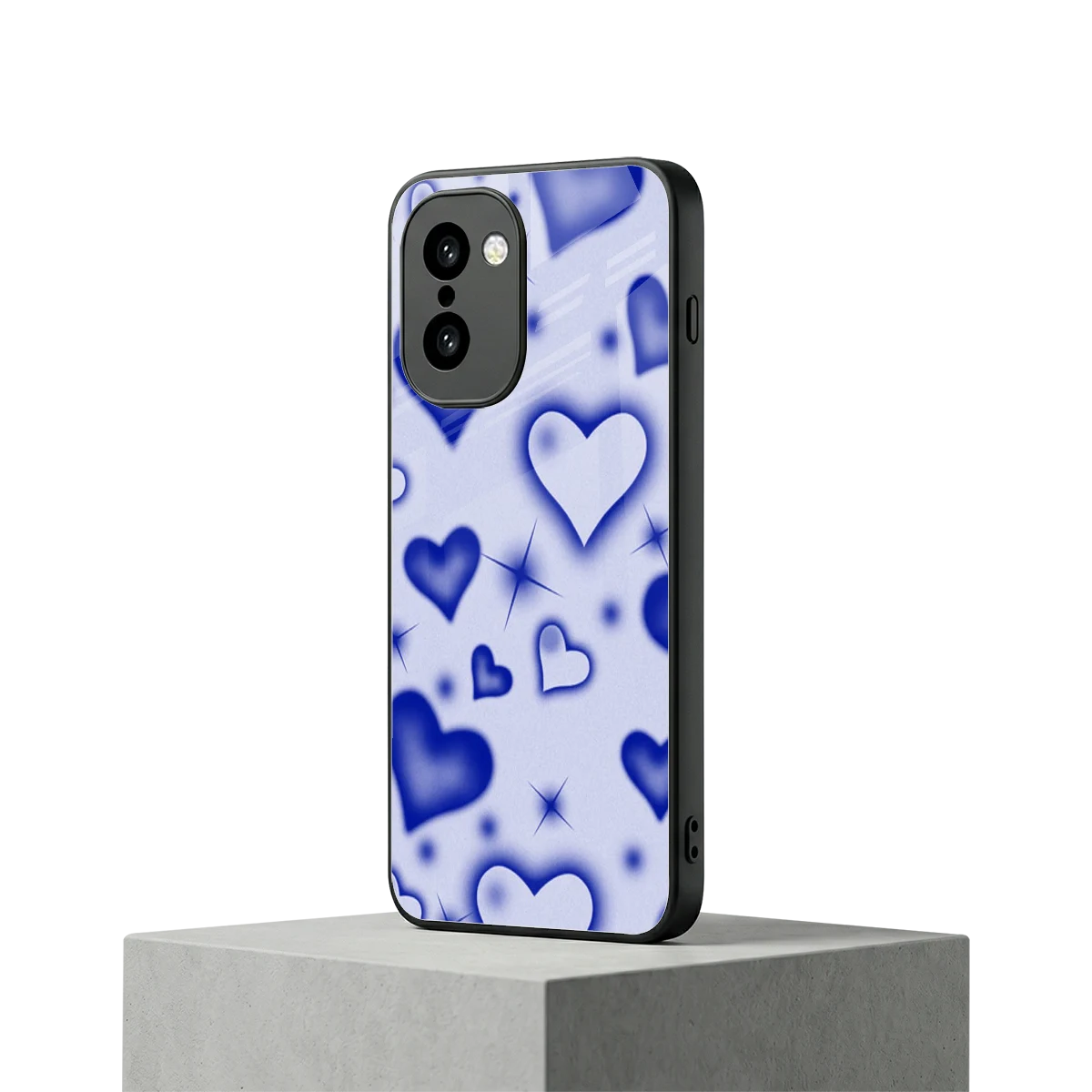 Celestial Hearts oneplus 15r mobile cover | shockproof glass phone case