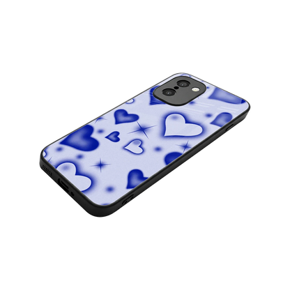 Celestial Hearts stylish phone case for oneplus 15r | glossy glass and slim fit