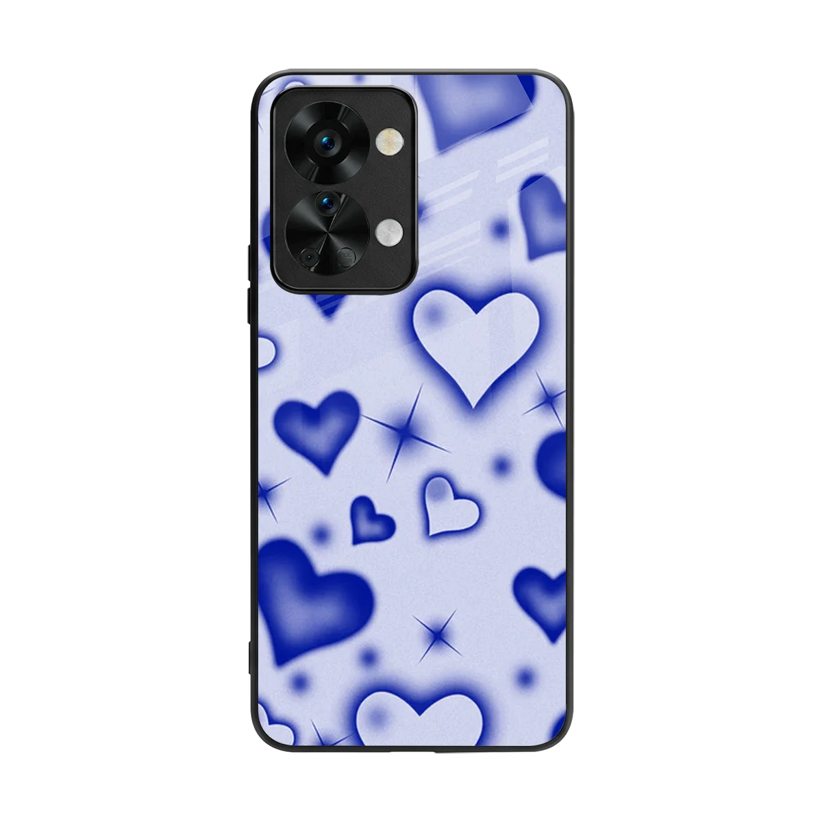 Celestial Hearts back phone cover | glass case for oneplus nord 2t