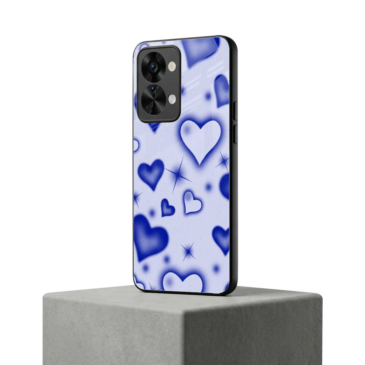 Celestial Hearts oneplus nord 2t mobile cover | shockproof glass phone case
