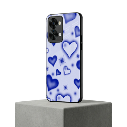 Celestial Hearts oneplus nord 2t mobile cover | shockproof glass phone case