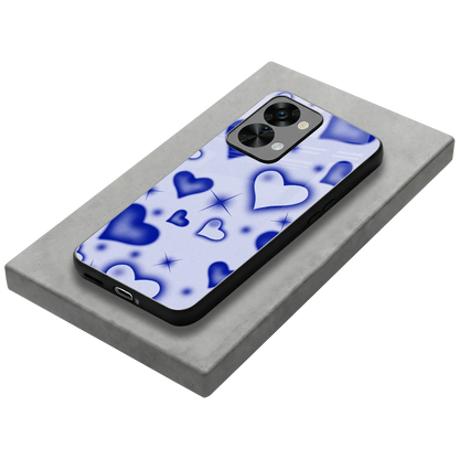 Celestial Hearts stylish phone case for oneplus nord 2t | glossy glass and slim fit