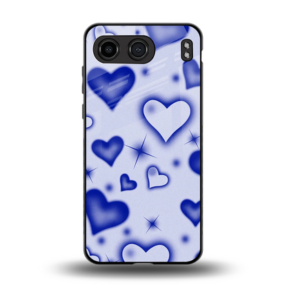 Celestial Hearts back phone cover | glass case for oneplus nord 4