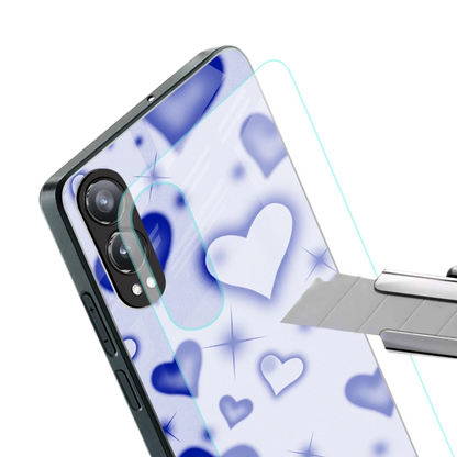 Celestial Hearts stylish phone case for oneplus nord ce 4 lite | glossy glass and slim fit