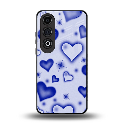 Celestial Hearts back phone cover | glass case for oneplus nord ce 4