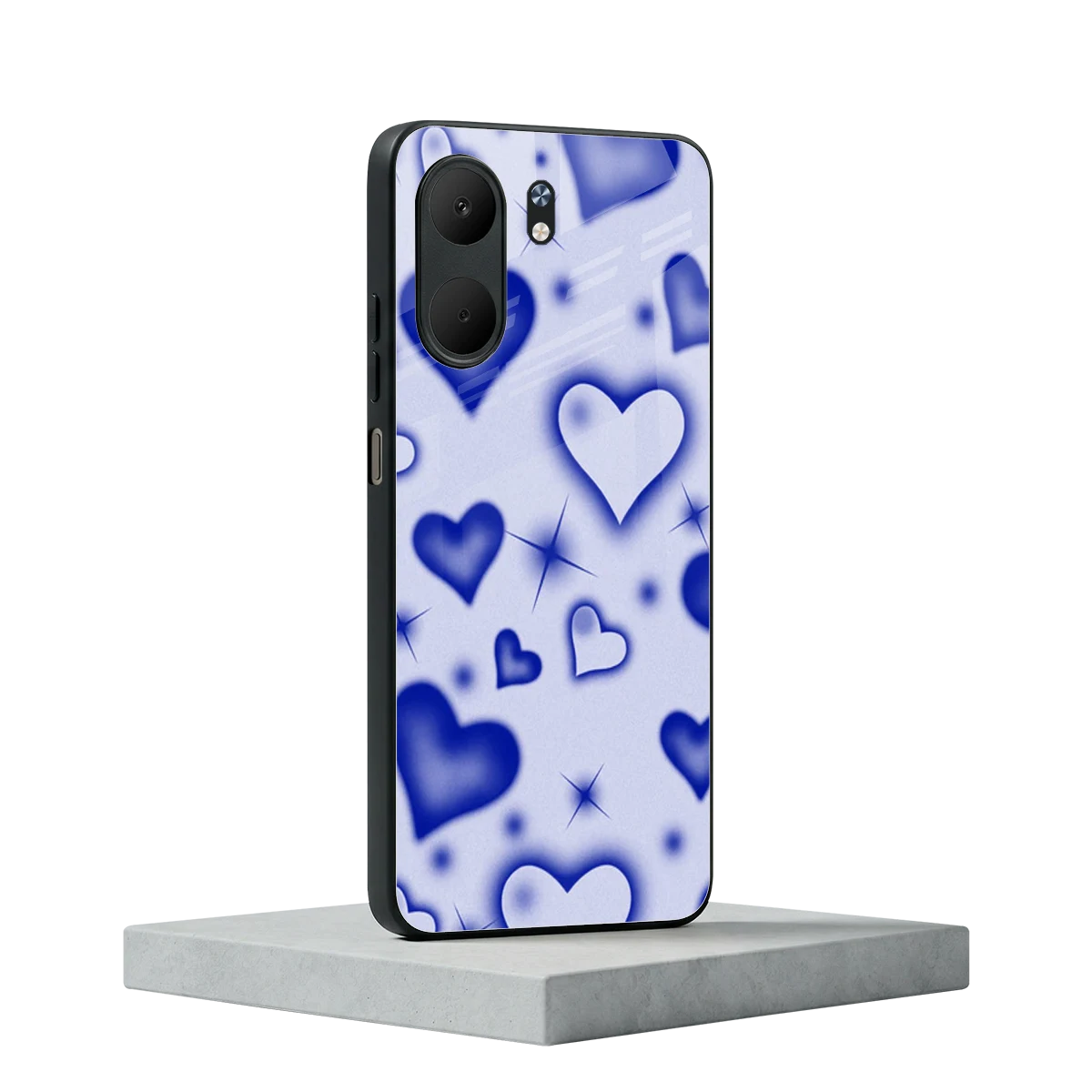 Celestial Hearts oppo a5x 5g mobile cover | shockproof glass phone case