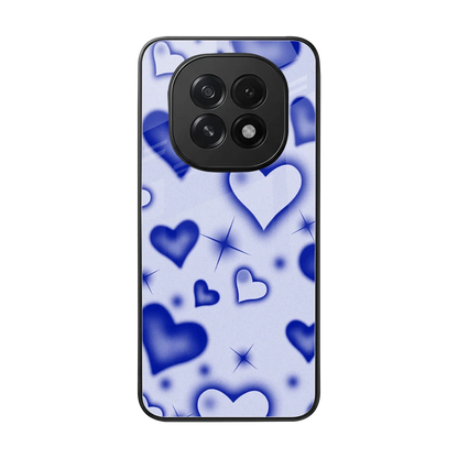 Celestial Hearts back phone cover | glass case for oppo f29 5g