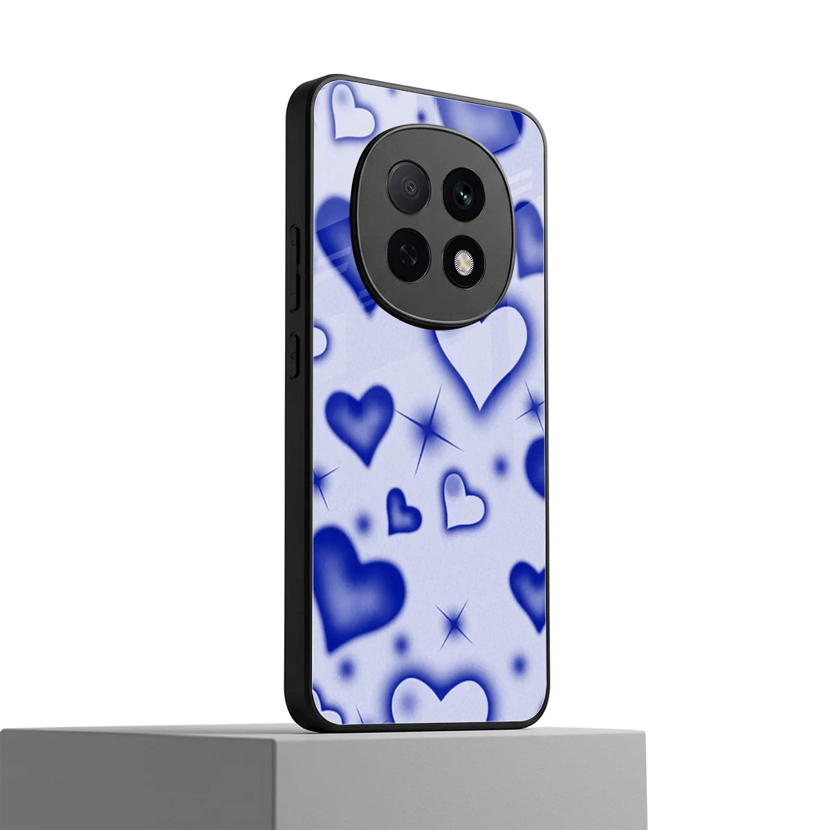Celestial Hearts oppo f29 pro 5g mobile cover | shockproof glass phone case