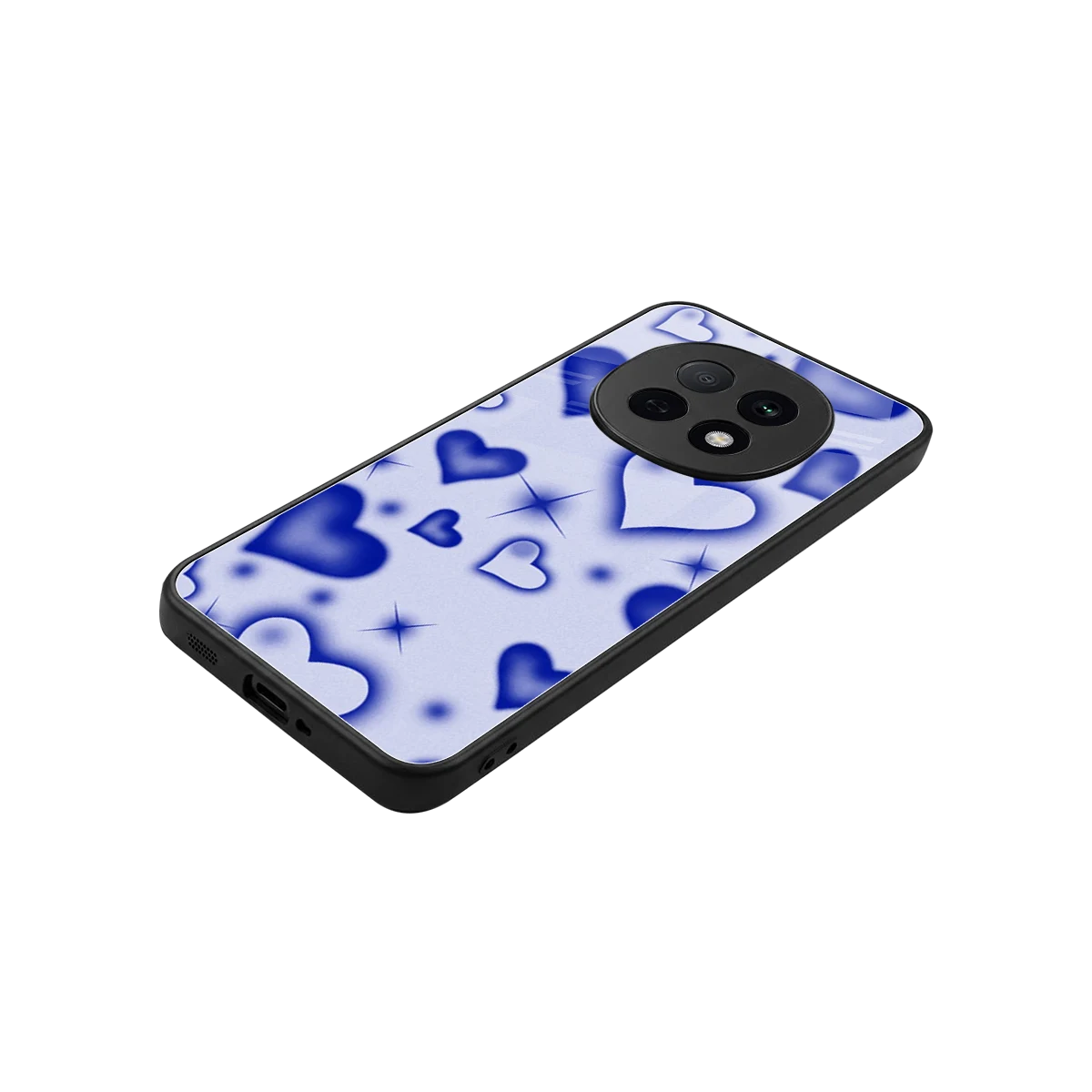 Celestial Hearts stylish phone case for oppo f29 pro 5g | glossy glass and slim fit