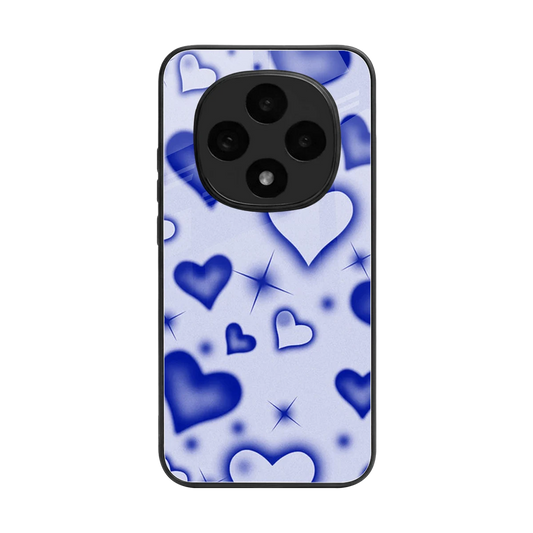 Celestial Hearts back phone cover | glass case for oppo f31 pro 5g