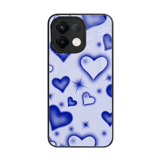 Celestial Hearts back phone cover | glass case for oppo k13 5g