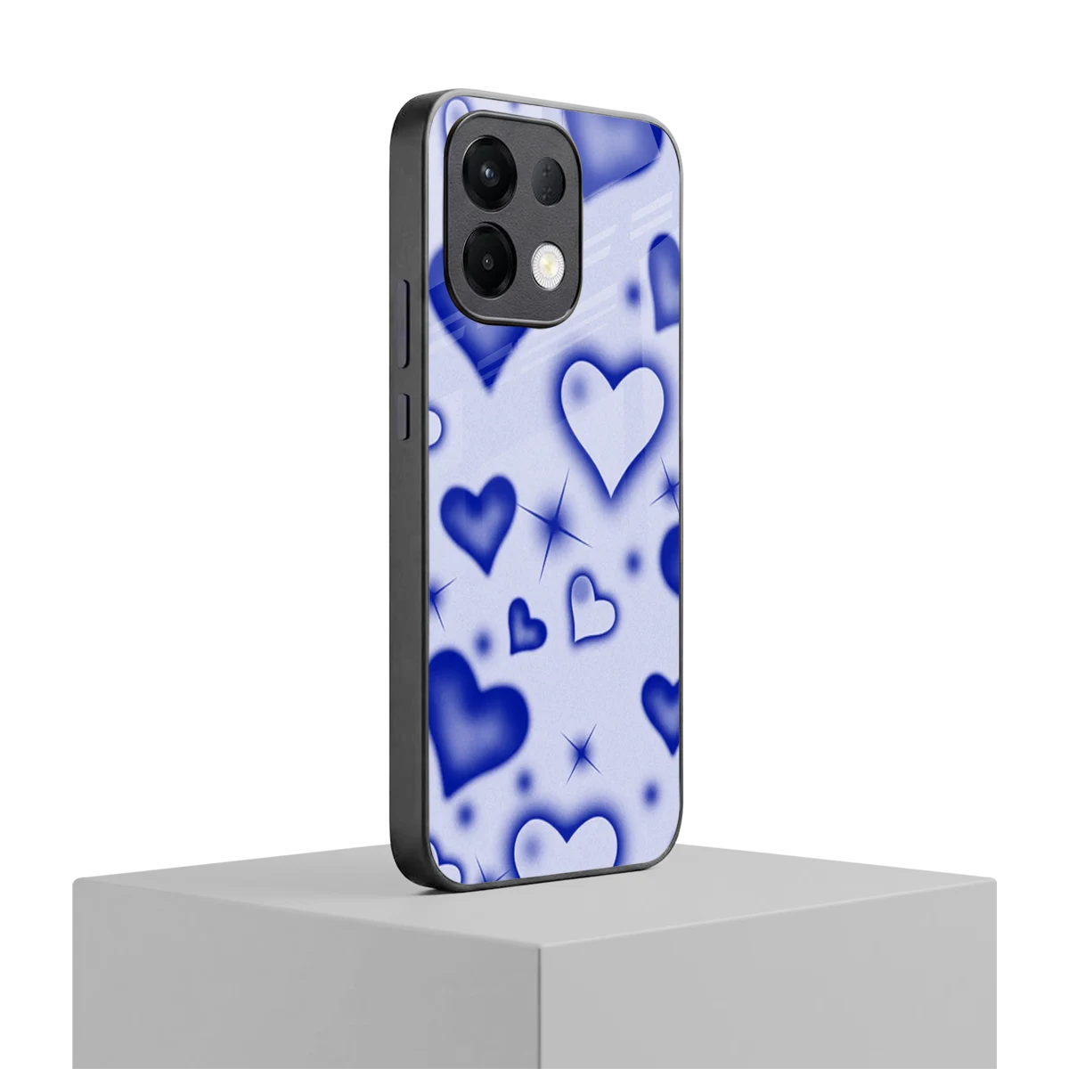 Celestial Hearts oppo k13 5g mobile cover | shockproof glass phone case