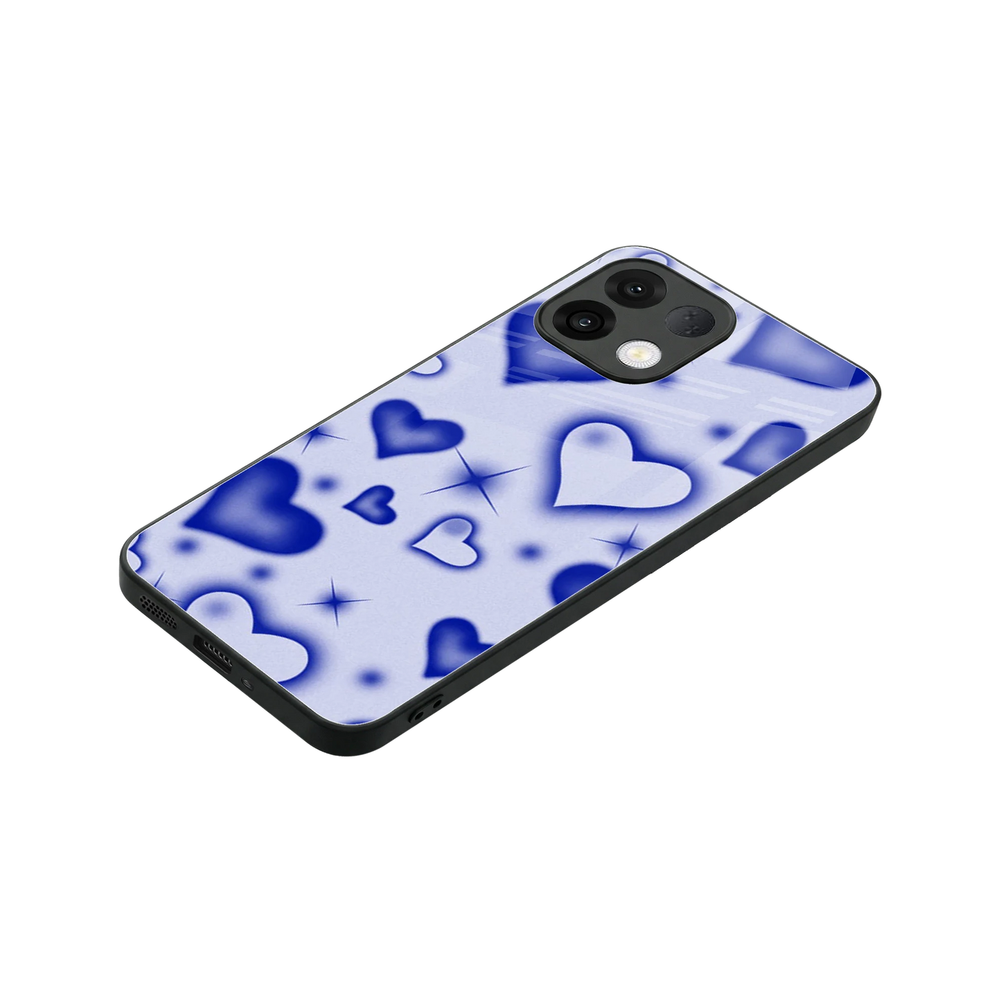 Celestial Hearts stylish phone case for oppo k13 5g | glossy glass and slim fit