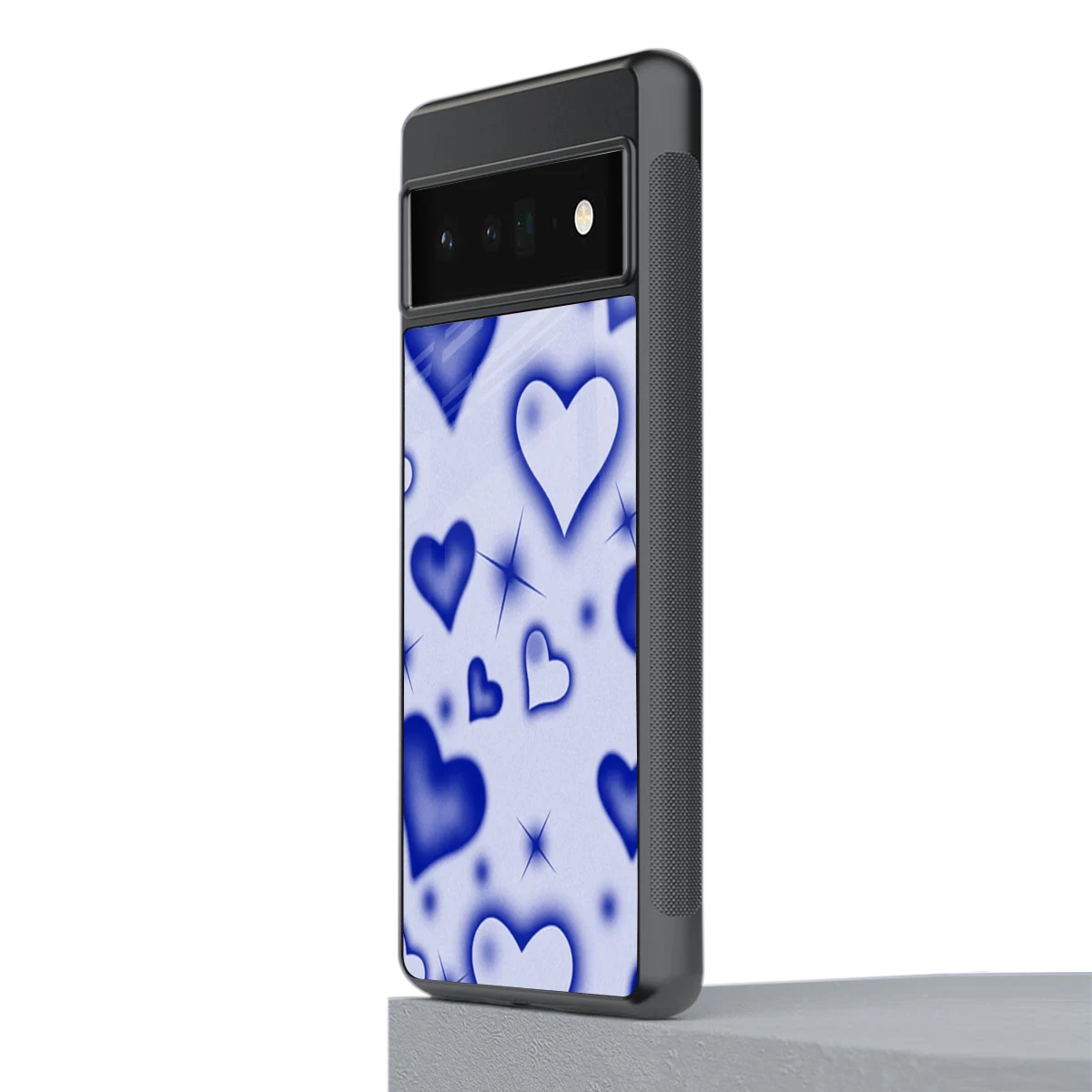 Celestial Hearts stylish phone case for google pixel 6 pro | glossy glass and slim fit