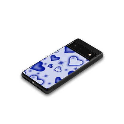 Celestial Hearts google pixel 6 mobile cover | shockproof glass phone case