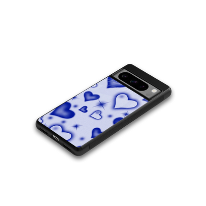 Celestial Hearts google pixel 8 pro mobile cover | shockproof glass phone case