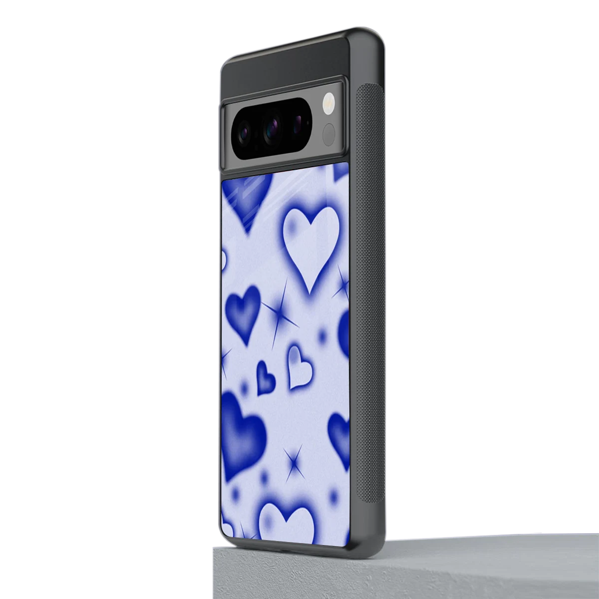 Celestial Hearts stylish phone case for google pixel 8 pro | glossy glass and slim fit