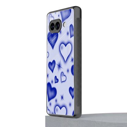 Celestial Hearts google pixel 10a mobile cover | shockproof glass phone case