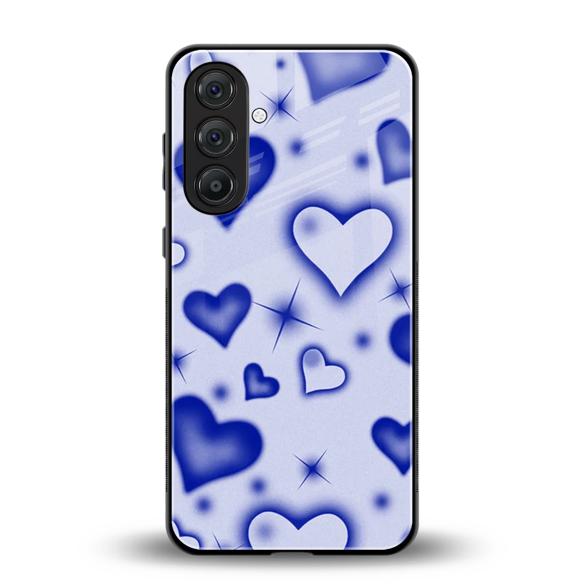 Celestial Hearts back phone cover | glass case for samsung galaxy a14 5g