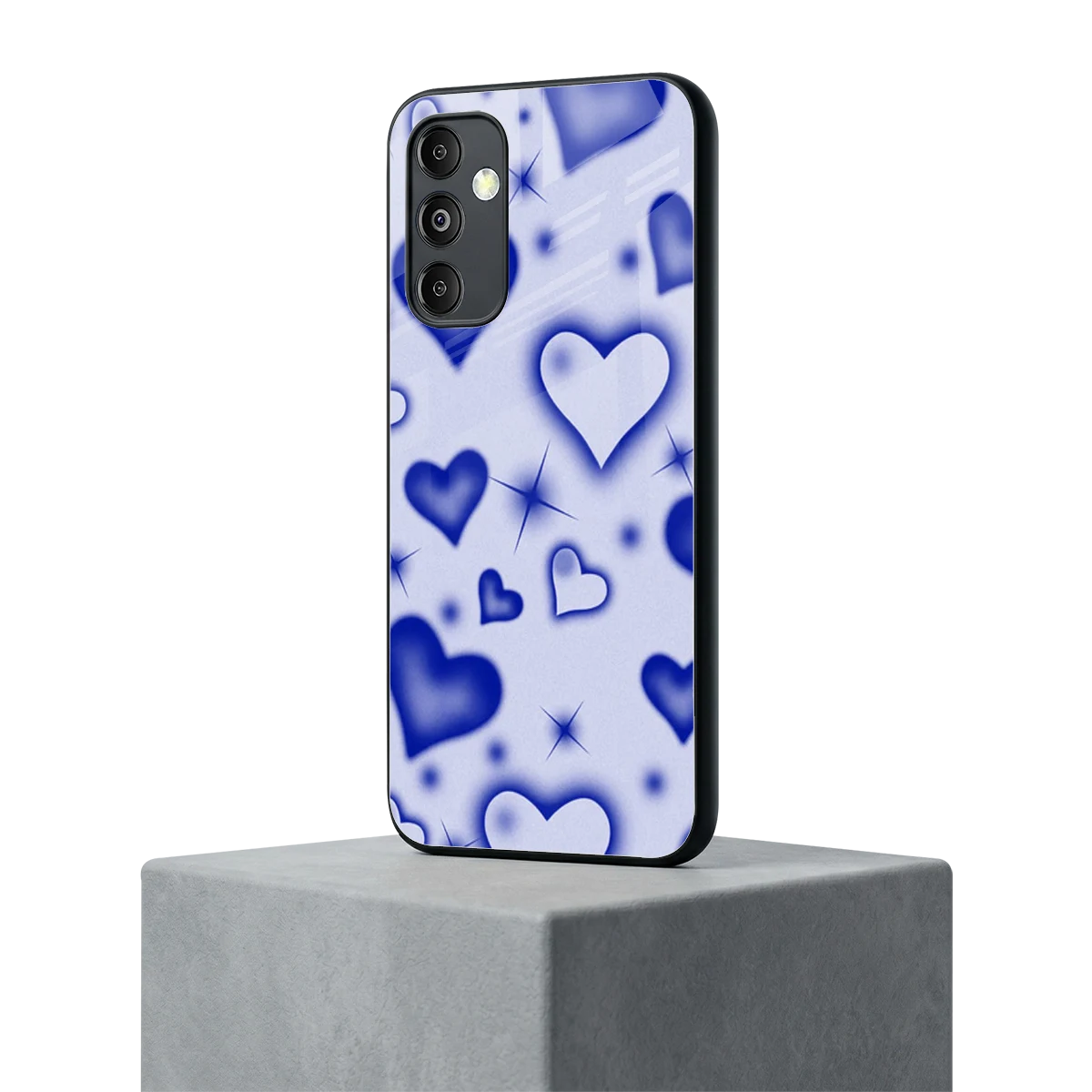Celestial Hearts samsung galaxy m14 5g mobile cover | shockproof glass phone case
