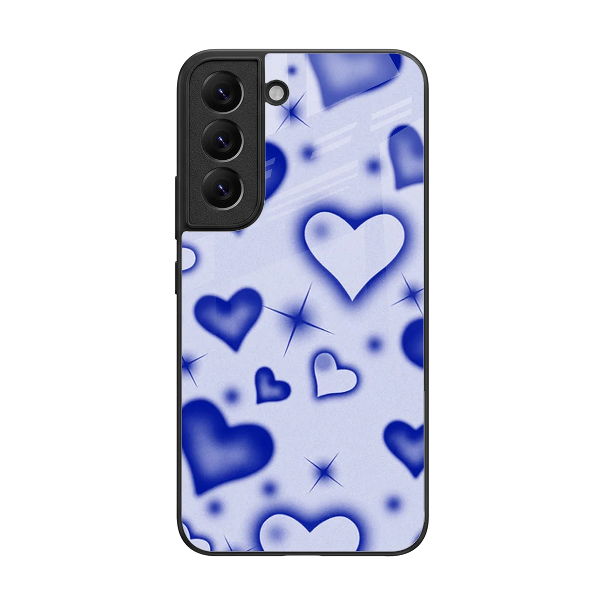 Celestial Hearts back phone cover | glass case for samsung galaxy s22