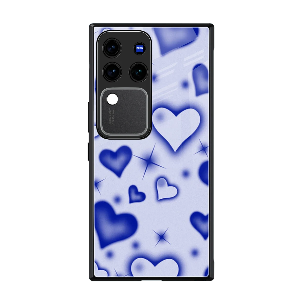 Celestial Hearts back phone cover | glass case forvivo v30 pro