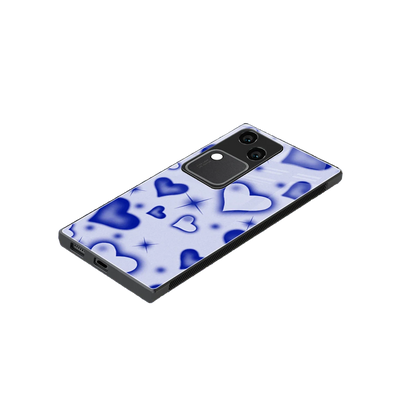 Celestial Hearts stylish phone case for vivo v30 | glossy glass and slim fit