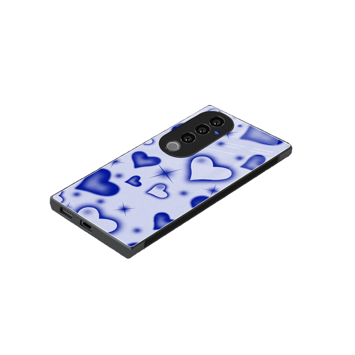 Celestial Hearts stylish phone case for vivo v40 pro | glossy glass and slim fit