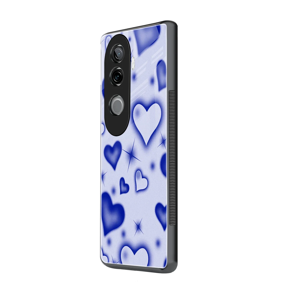 Celestial Hearts vivo v40e mobile cover | shockproof glass phone case