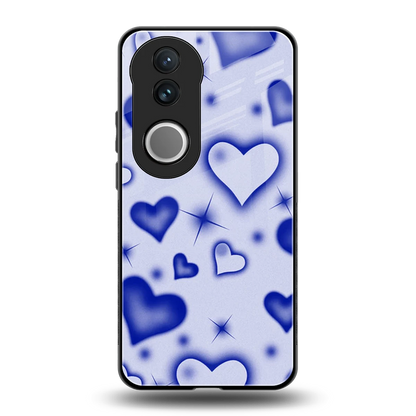 Celestial Hearts back phone cover | glass case for vivo v50