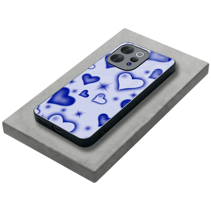 Celestial Hearts stylish phone case for vivo v70 | glossy glass and slim fit