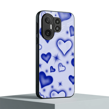 Celestial Hearts vivo x200 fe mobile cover | shockproof glass phone case