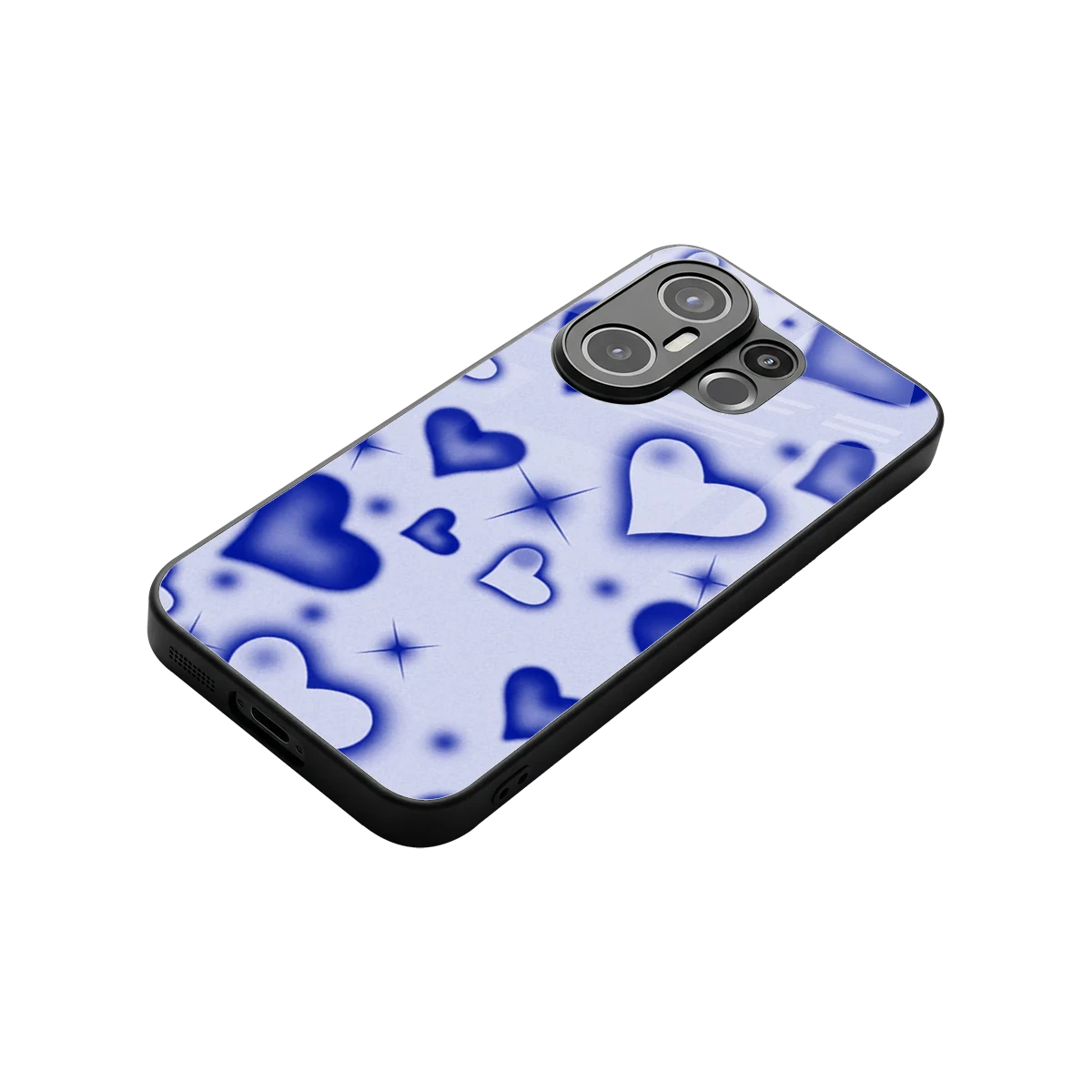 Celestial Hearts stylish phone case for vivo x200 fe | glossy glass and slim fit