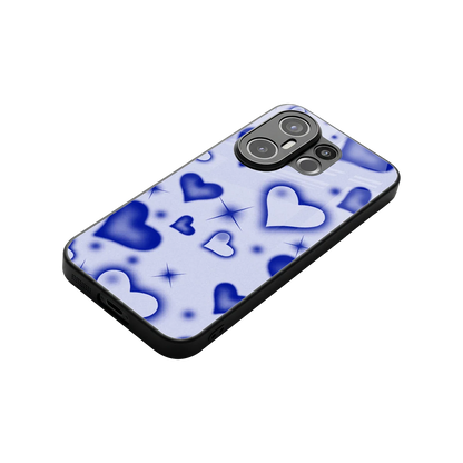 Celestial Hearts stylish phone case for vivo x200 fe | glossy glass and slim fit