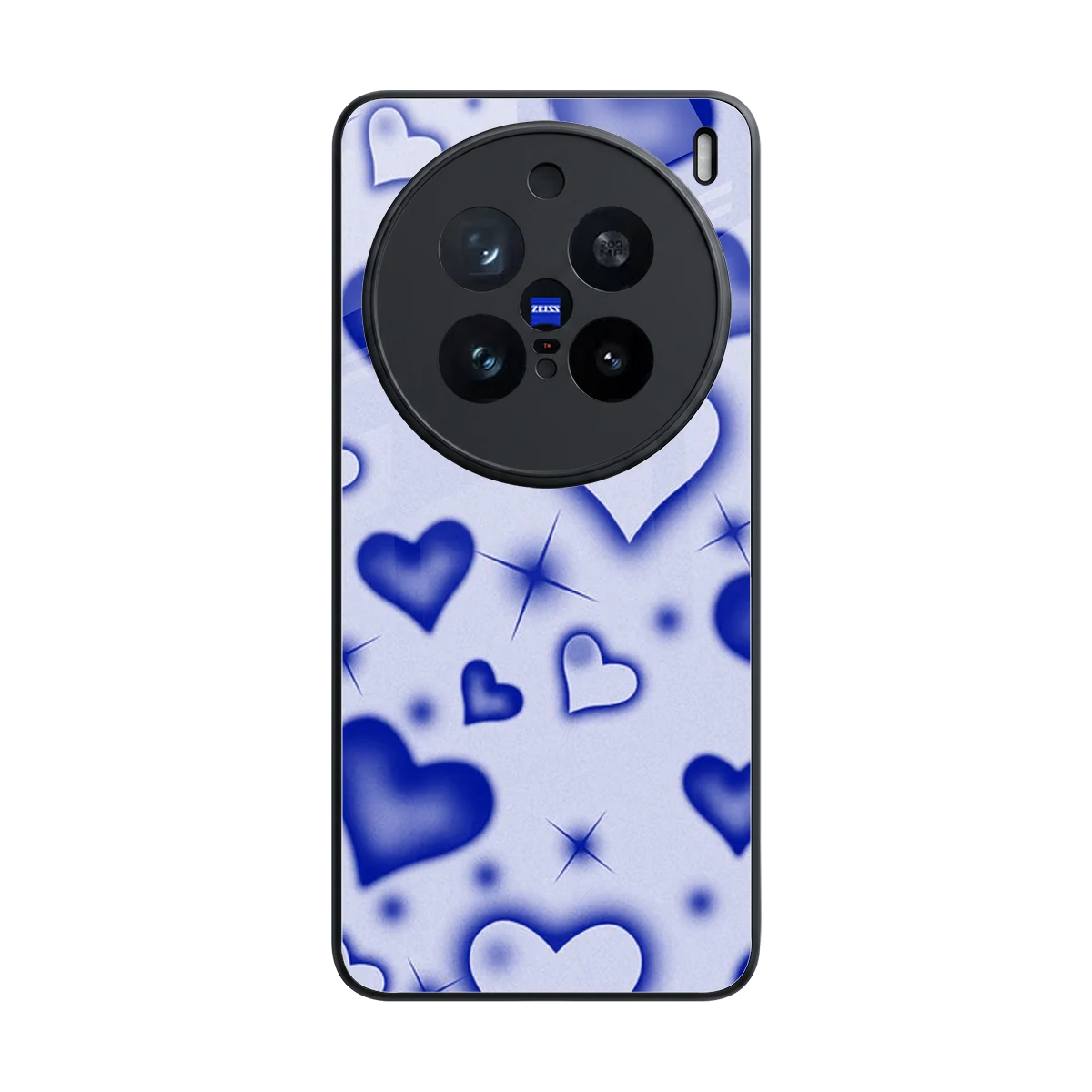 Celestial Hearts back phone cover | glass case for vivo x200 pro
